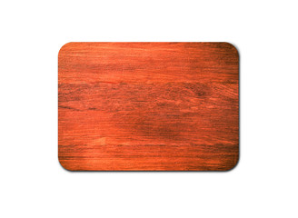 Empty rustic wood board texture isolated on white background with copy space for design or work. clipping path