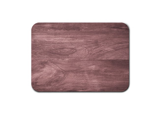 Empty rustic wood board texture isolated on white background with copy space for design or work. clipping path