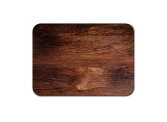 Empty rustic wood board texture isolated on white background with copy space for design or work. clipping path