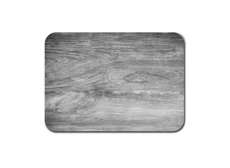 Empty rustic wood board texture isolated on white background with copy space for design or work. clipping path
