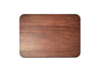 Handmade wood board texture isolated on white background with clipping path for design