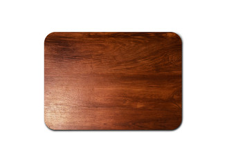 Handmade wood board texture isolated on white background with clipping path for design