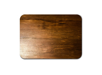 Handmade wood board texture isolated on white background with clipping path for design