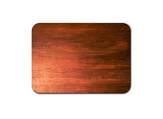 Handmade wood board texture isolated on white background with clipping path for design
