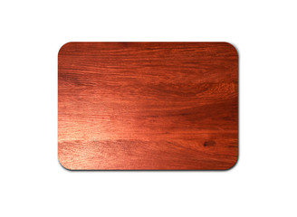 Handmade wood board texture isolated on white background with clipping path for design