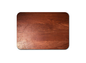 Handmade wood board texture isolated on white background with clipping path for design