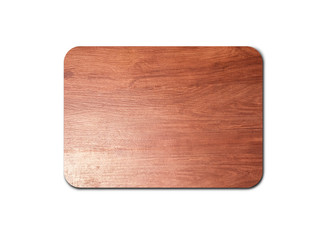 Handmade wood board texture isolated on white background with clipping path for design