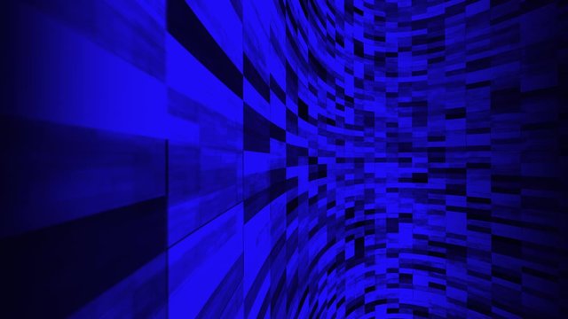 Grids Wall Vertical Animation Loop Blue