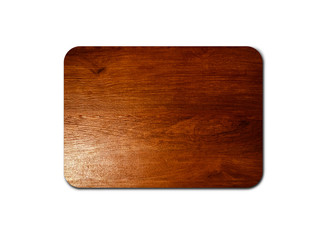 Handmade wood board texture isolated on white background with clipping path for design