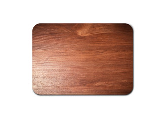 Handmade wood board texture isolated on white background with clipping path for design