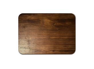 Handmade wood board texture isolated on white background with clipping path for design
