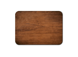 Closeup of pine wooden board isolated on white background with copy space and clipping path for design