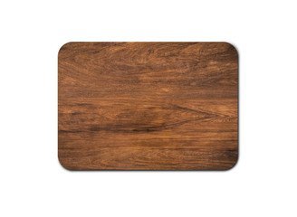 Closeup of pine wooden board isolated on white background with copy space and clipping path for design