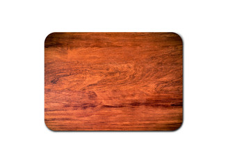 Closeup of pine wooden board isolated on white background with copy space and clipping path for design