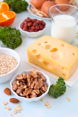 Calcium- Lebensmittel
