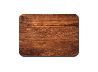 Closeup of pine wooden board isolated on white background with copy space and clipping path for design