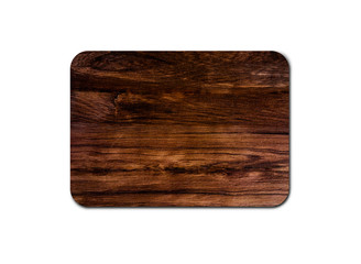 Closeup of pine wooden board isolated on white background with copy space and clipping path for design