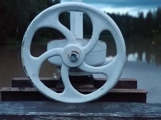 old water wheel
