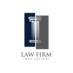 Creative Law Concept Logo Design Template