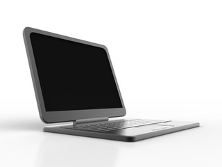 3d rendering Laptop technology concept
