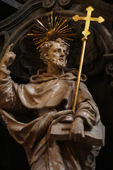 Obraz premium Catholic Cathedral, religion and art concept