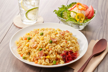 ドライカレー　カレーピラフ