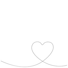 Heart background. Valentines day banner vector illustration
