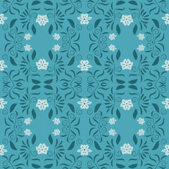 Abstract seamless colorful pattern exotic shapes backgrounds