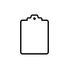 Clipboard Icon Isolated On White Background