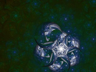 Imaginatory fractal background Image