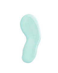 Spilled nail polish on white background