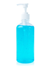 Alcohol cleaning gel, alcohol gel for hand wash isolate on white background 