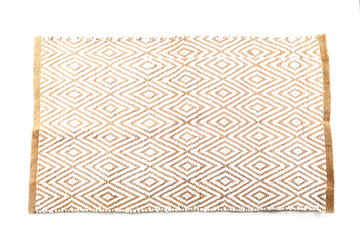 Clean carpet on white background