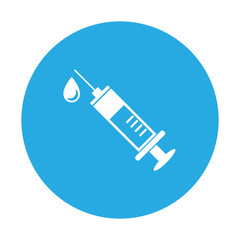 medical syringe icon