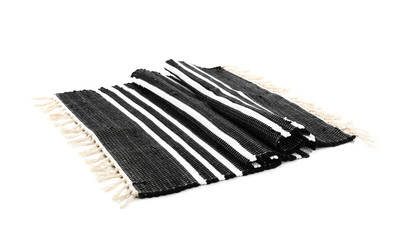 Clean carpet on white background