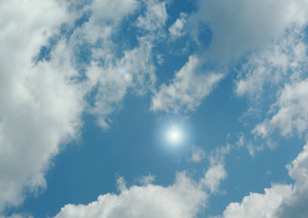 Cloudy sky background