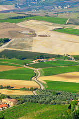 Rural landscape of Tuscany Italy