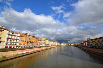 world famous landmark in Pisa Tuscany, Italy