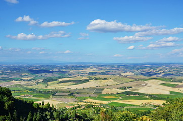 Rural landscape of Tuscany Italy