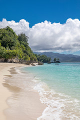 White Beach and Rock, Boracay island, Philippines.