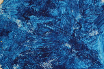 Blue watercolor acrylic paint stain Dynamic Brush Stroke. Art Abstract Space for Text or log. Concept for stickers, banners, cards, advertisement