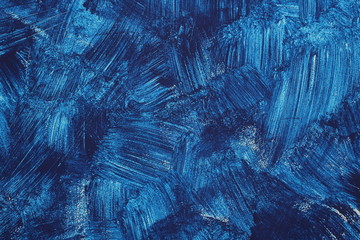 Blue watercolor acrylic paint stain Dynamic Brush Stroke. Art Abstract Space for Text or log. Concept for stickers, banners, cards, advertisement