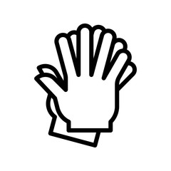 wash hand or hygiene related hands rub for washing or cleaning vector in lineal style,