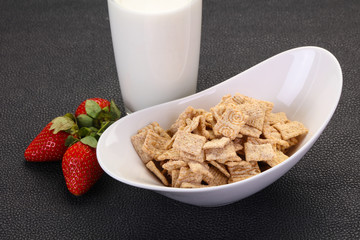 Wheat flakes for breakfast