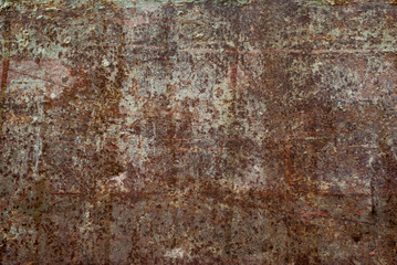 Abstract of old Zinc sheets with rusty Zinc background