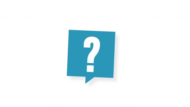 question mark icon animated