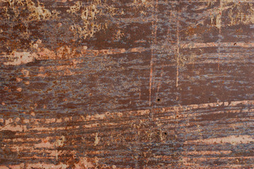 Abstract of old Zinc sheets with rusty Zinc background
