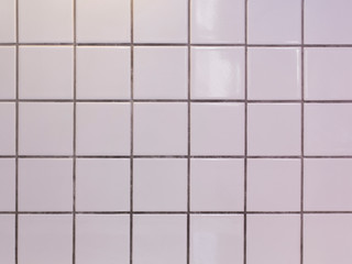 White tile wall,background for design.