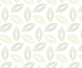 Linear vector pattern, repeating petals