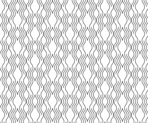 Repeating wavy line vector pattern